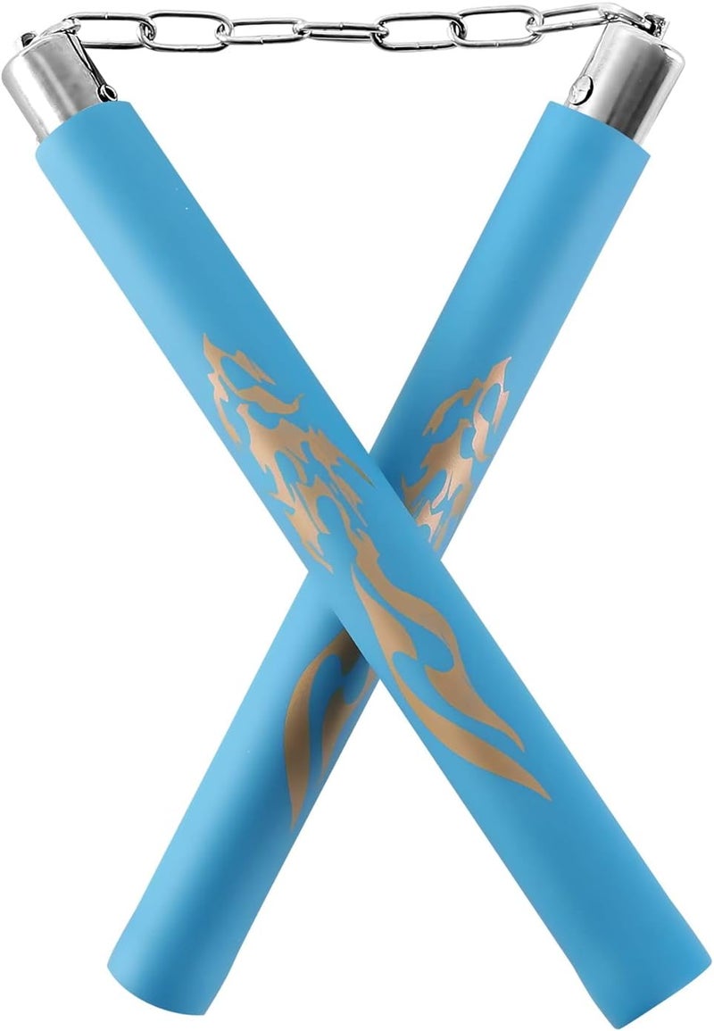 TOPOINT Nunchuck,Safe Foam Training Nunchucks/Nunchakus with Steel Chain for Kids & Beginners Practice and Training - Image 1